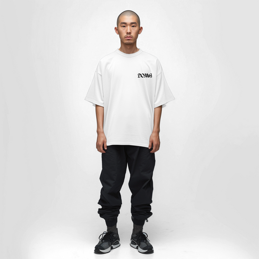 Male T-shirt featured Dome - White