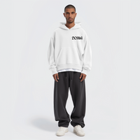 Male Hoodie Featured Dome - White