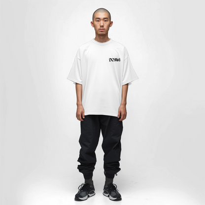Male T-shirt featured Dome - White