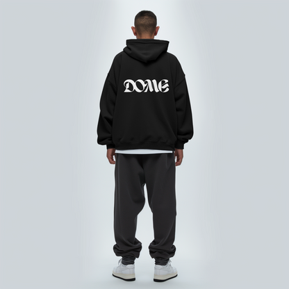 Male Hoodie Featured Dome - Black